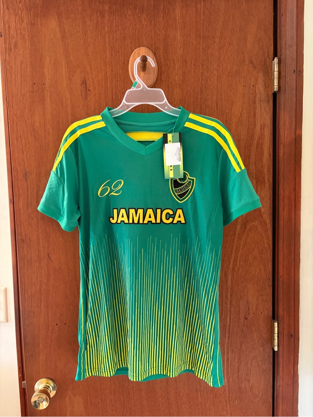 Jamaica Green & Yellow Men’s Soccer Jersey